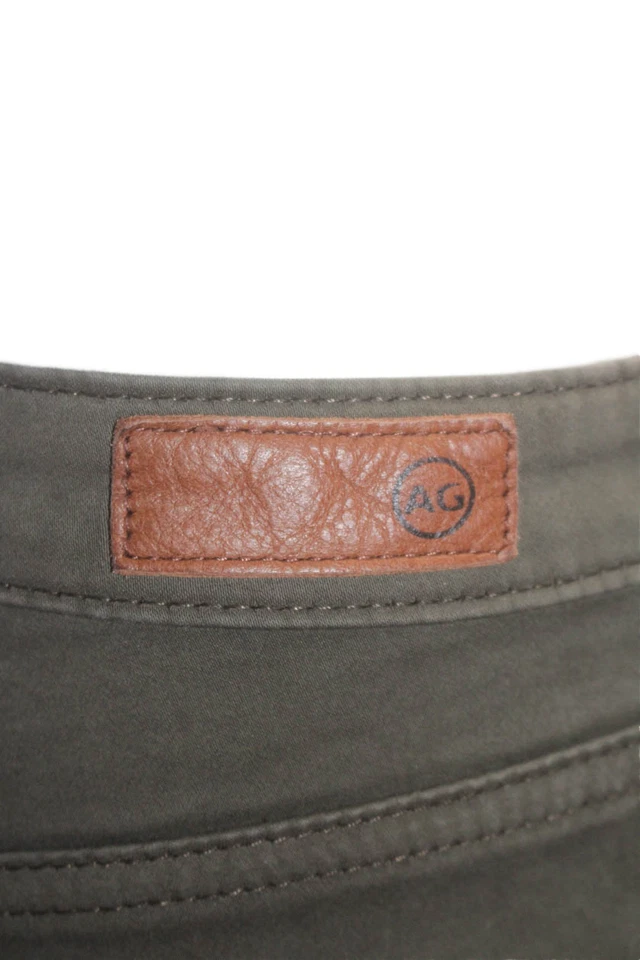 AG Adriano Goldschmied 女式绿色紧身踝超紧身牛仔裤 25 码 — 第 4/4 张图片