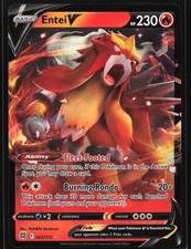 Entei V 022/172 SWSH09: Brilliant Stars Ultra Rare Pokemon Card