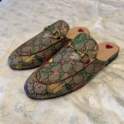 Gucci Flat (Under 1 in) Floral Sandals for Women for sale | eBay