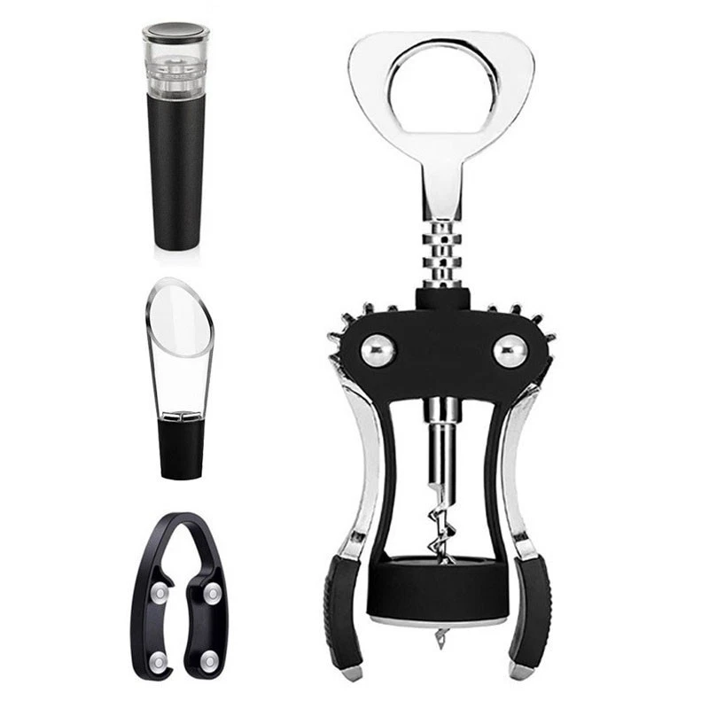Ensemble d'accessoires pour le vin - kit d'ouverture de 3 pièces pour fêtes, ... - Image 3 of 4
