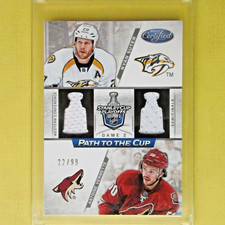 Ryan Suter  Antoine Vermette 2012-13 Panini Path to the Cup Dual Mem /99  #PCSF6