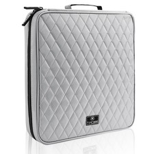 CD Case DVD Holder Storage: 160 Capacity DVD Cases Organizer Portable Wallet
