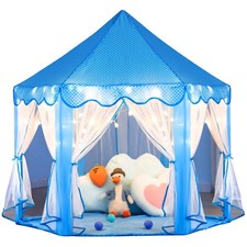 Princess Castle Tent for Girls - Fairy Playhouse with Star Lights,