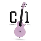 Donner C1 Carbon Fiber Ukulele 23 inch Concert Uke With Gig Bag Ukalele Ukelele