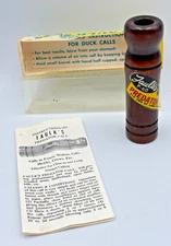 VTG  1960  Faulk's # P-60 Duck Call New with Box Unused Condition + Instructions