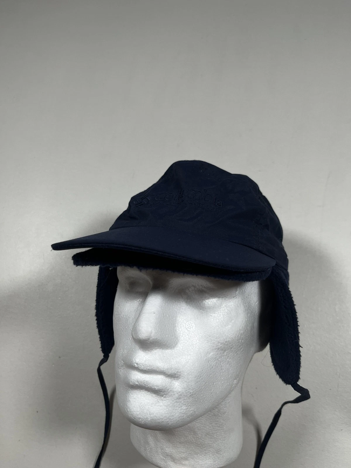 Columbia Hat Trapper Cap Fitted Mens M Blue Fleece Ear Flap Made In USA Winter
Opens in a new window