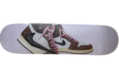 Cactus Jack by Steph f Morris '' Nike Air Jordan 1 Sneaker '' Skateboard Deck