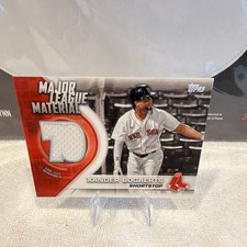 Topps 2021 Major League Material Game-Used Memorabilia #MLM-XB Bogaerts Red Sox
