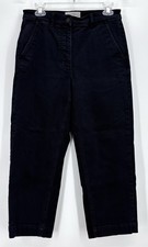 Everlane Utility Barrel Pants Size 4 Black Cropped High Rise Stretch Jeans