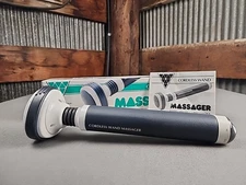 GNC Cordless Wand Massager Battery Operated 2-Speed Control Cushioned Handle