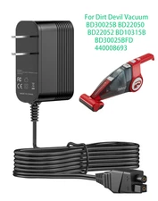 Charger Replacement for Dirt Devil Vacuum BD30025B BD22050 BD22052 BD10315B