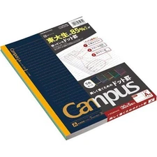 Kokuyo Campus 5-Color Dots, Black Color A Ruled, 5 Books , No-3CDATNX5 7mm