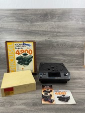 Vintage Kodak Carousel 4200 Slide Projector With Remote, Box,  140 Slide Tray 