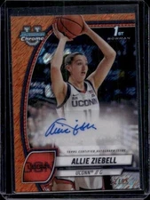 2024-25 Bowman University Chrome Auto #5 Allie Ziebell Orange Shimmer  #/65