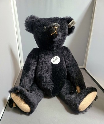 Vtg. Black Steiff Schwarz Teddy Bear ( Very Rare ) 420825
