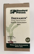 Standard Process Drenamin 90 Tabs.  Exp. 11/2...