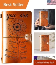 Elegant Christian Writing Journal - A5 Refillable Journal for Daily Inspiration