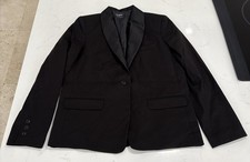 Yves Saint Laurent YSL Formalwear Black Blazer Jacket Mens Size 44 Made In Italy
