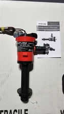 MARINE AERATOR PUMP  750 GPH ST. INLET FLOW RITE QUCK CONNECT PORT 12V