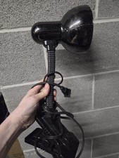 Clip on Light for Bed Small Desk Lamp with Clamp Headboard Reading Gunmetal