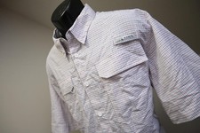 Habit Vented Fishing Shirt Plaid Short Sleeve Camp Outdoors Mens Size XL