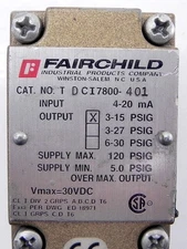 Fairchild Electro Pneumatic Transducer TDCI7800-401