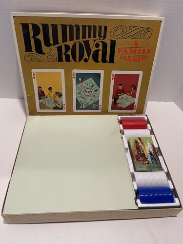 Juego de cartas Rummy Royal Family 1965 vintage de Whitman - Imagen 2 de 5