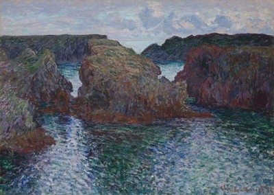 Monet Seascape Wall Art Poster - Impressionist Ocean View Home Decor