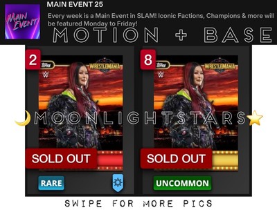 DIGITAL Topps Slam 25 - MAIN EVENT WRESTLEMANIA 41 STARS - IYO SKY