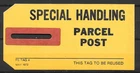 USA Parcel Post Special Handling Tag PS TAG 4 May 1972 Mint see scan