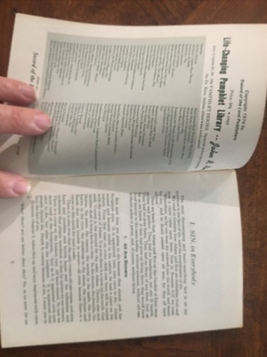 Wonderful Bible Truth About…by John R. Rice (Pamphlet, 1974, Sword Publishers) - Picture 3 of 4