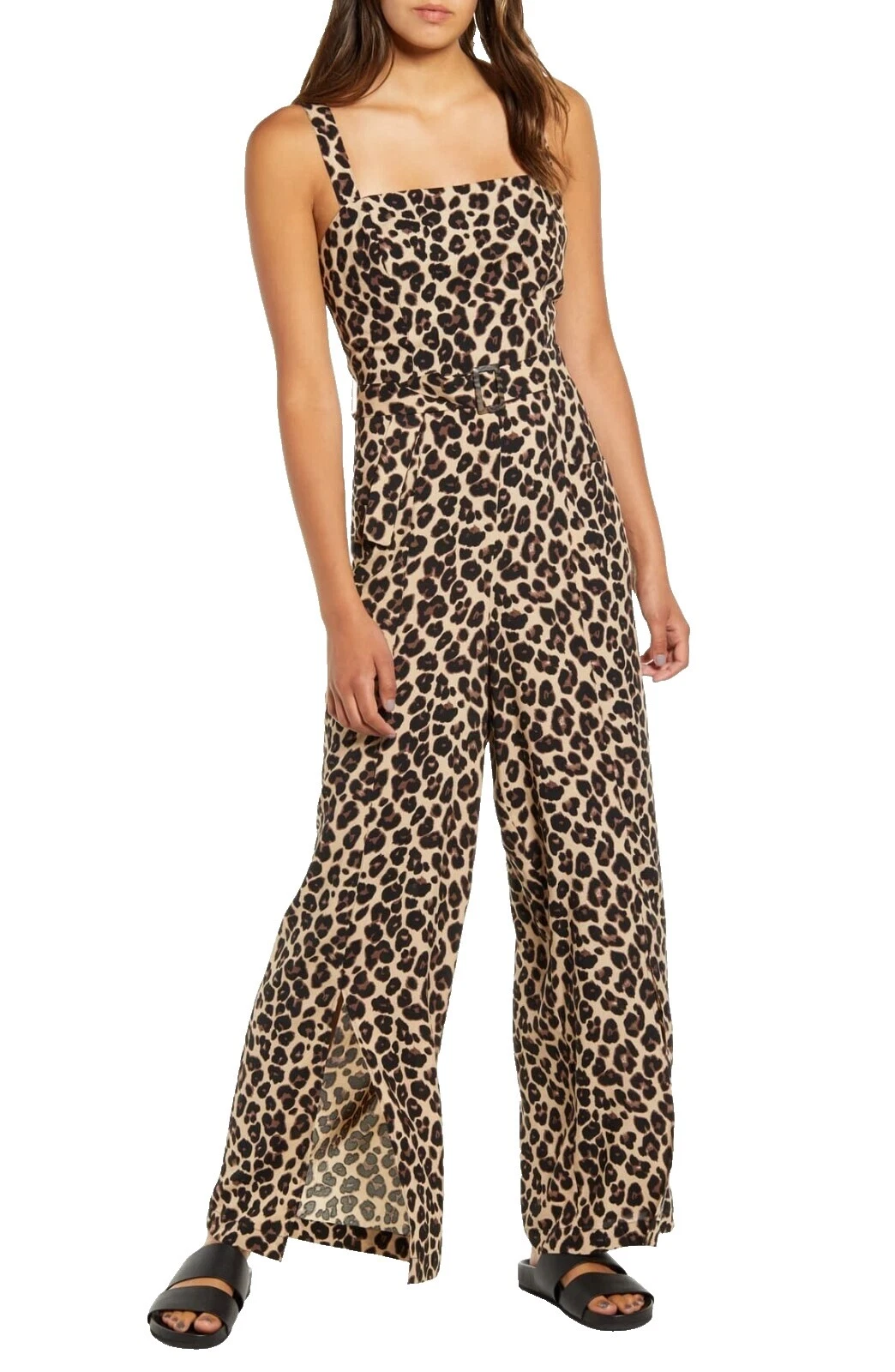 Estampado Animal Viscosa Multicolor Jumpsuits & Rompers for Women