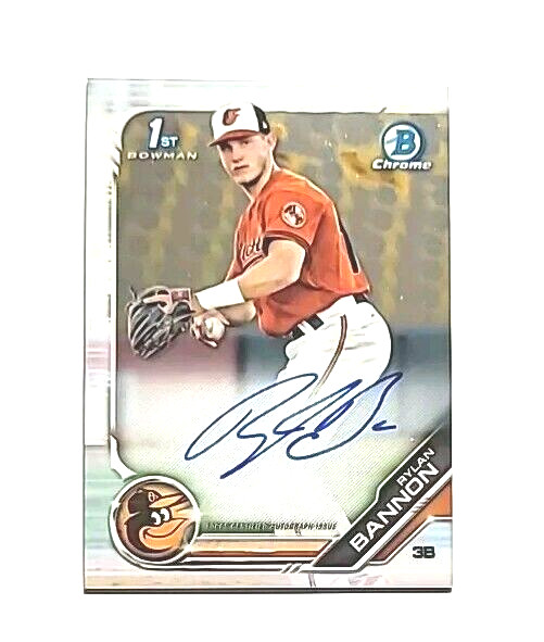 2019 Bowman Chrome Autograph #CPA-RB Rylan Bannon RC (TWINS) !!