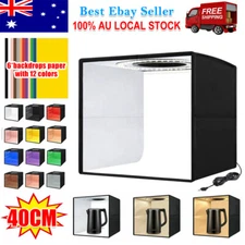 Photography Light Box Foldable Large Studio 144 LED Tent Dimmable Photo Backdrop