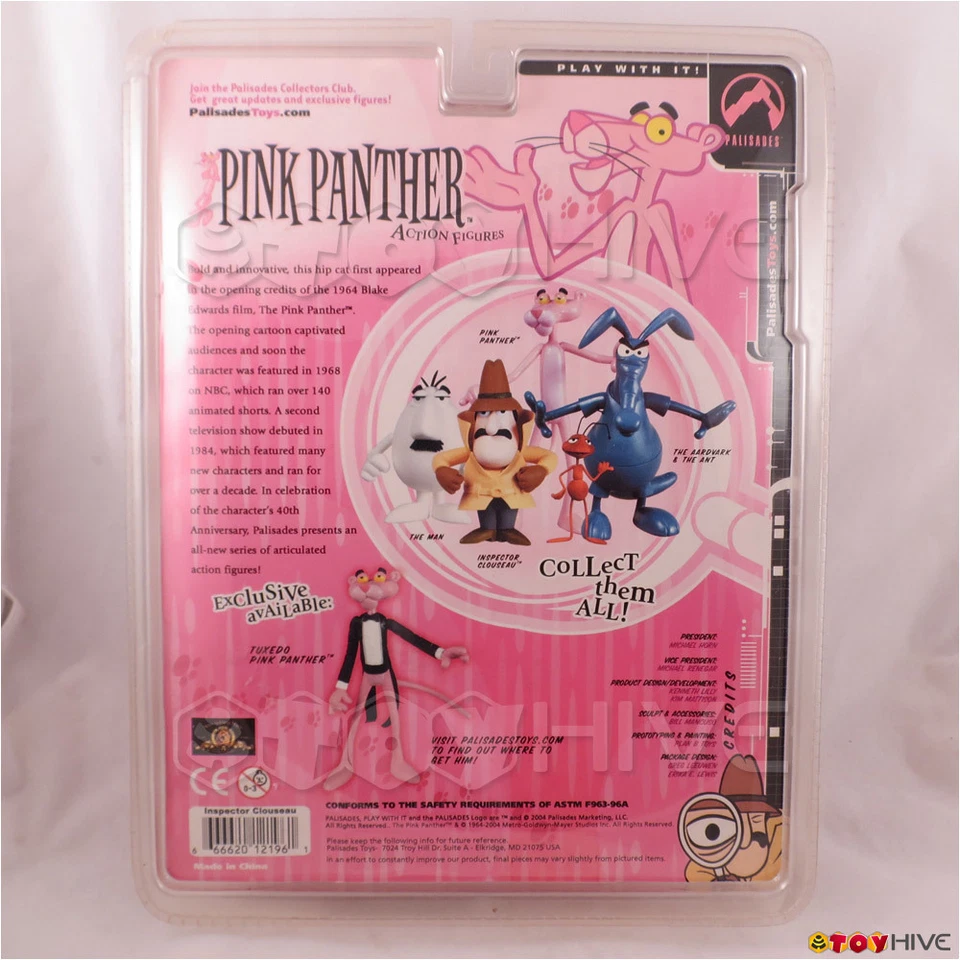 Pink Panther Inspector Clouseau versión regular exclusivos Palisades Toys 2004 Foto 4 de 4