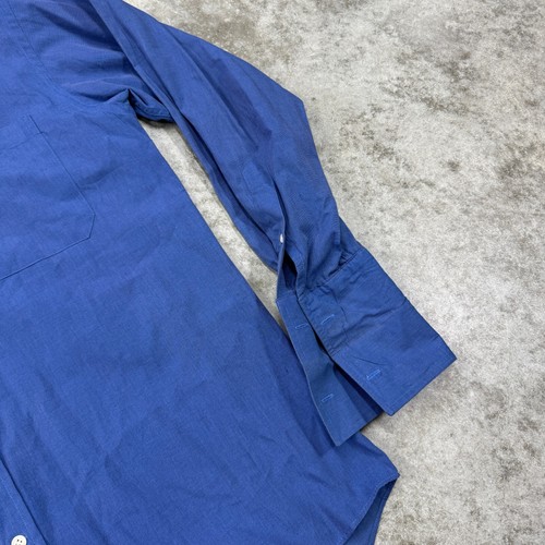 VTG Christian Dior Shirt Men’s 15.5-32 Blue Monsieur La Chemise Dress designer - Picture 2 of 6