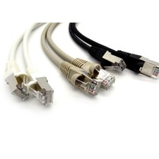 Cat6a RJ45 Ethernet Cable LAN Network Patch Lead High Speed Shielded Lot