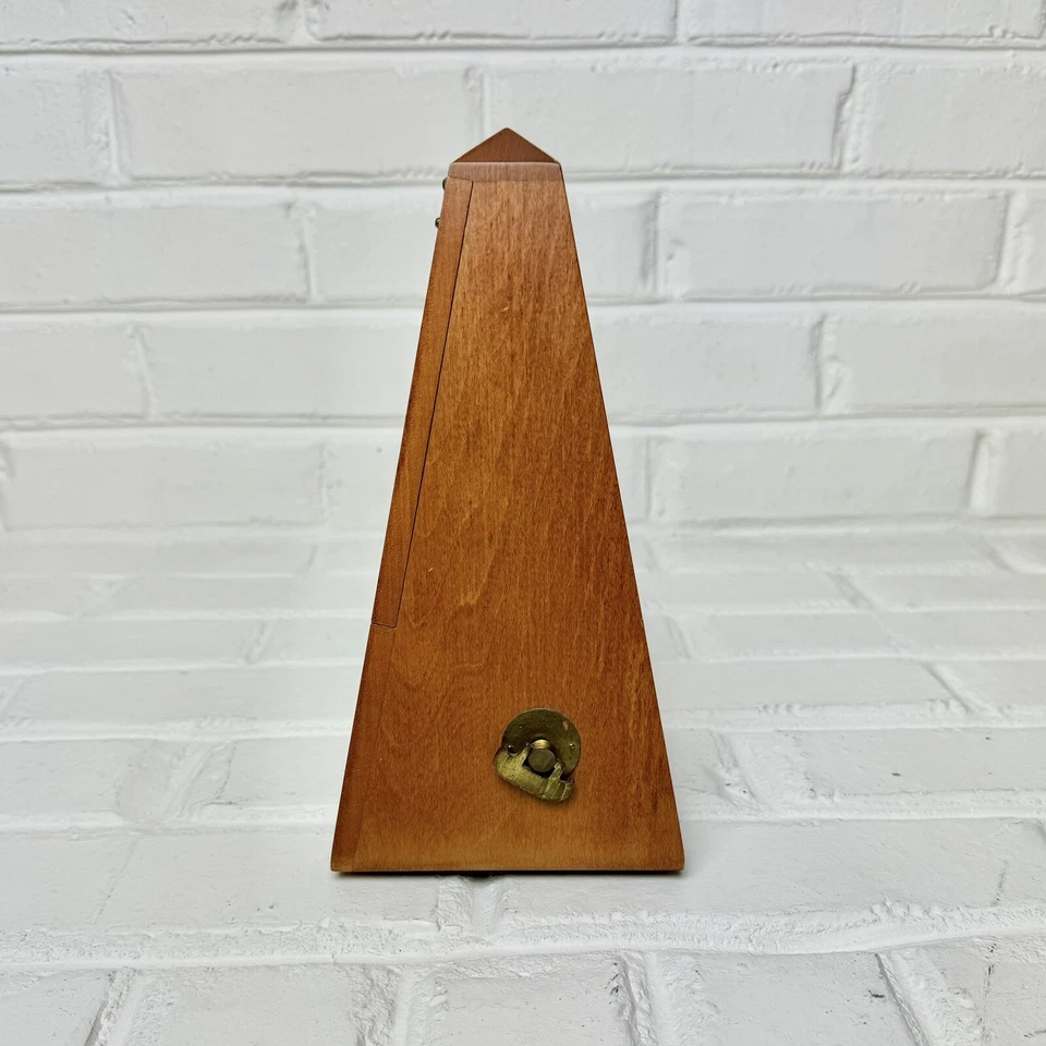 Metrónomo de madera vintage Seth Thomas en excelente estado - funciona perfectamente Foto 3 de 4