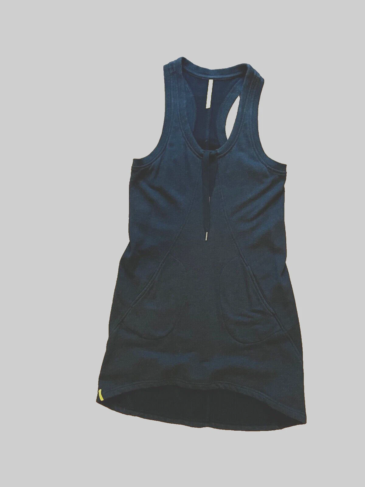 lole sweatshirt dress racerback pockets drawstring neck sweatshirt