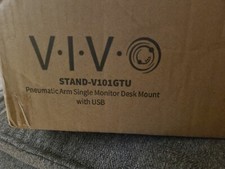 VIVO Aluminum Single Pneumatic Monitor Desk Mount, Fits Ultrawide 35 