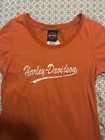 Harley Davidson Orange T-Shirt Women’s Large Denver Colorado — photo 1