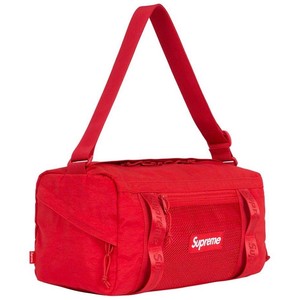 supreme red duffle
