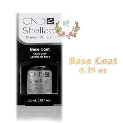CND Shellac Top Coat/ Base CoatCollection 0.25oz/ 7.3 mL - Pick Any