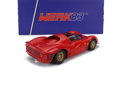 1966 FERRARI 330 P3 4.0L V12 SPIDER RED 1:18 SCALE BY WERK83 | eBay