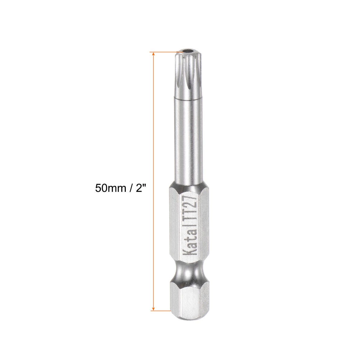 TT27 Magnetic Security Star 7 Point Torx Screwdriver Bit 1/4