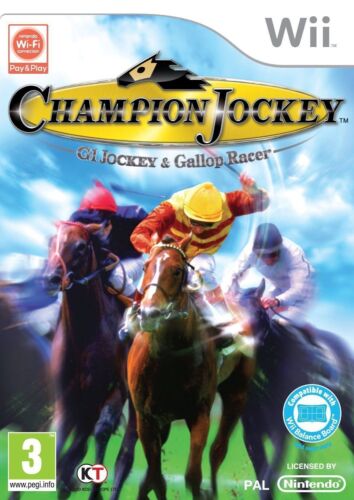 Nintendo Wii * Jeu Wii U WiiU * Champion Jockey : G1 Jockey & Gallop Racer *NEUF - Photo 1/1