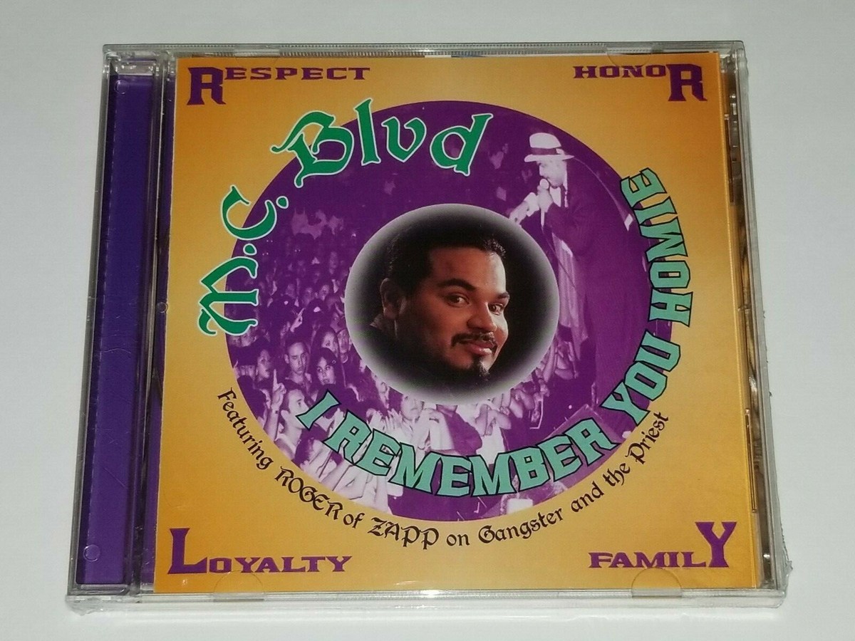 MC BLVD SEALED HOMIE REMEMBER LATIN RAP G FUNK 1997 ZAPP ROGER R&B