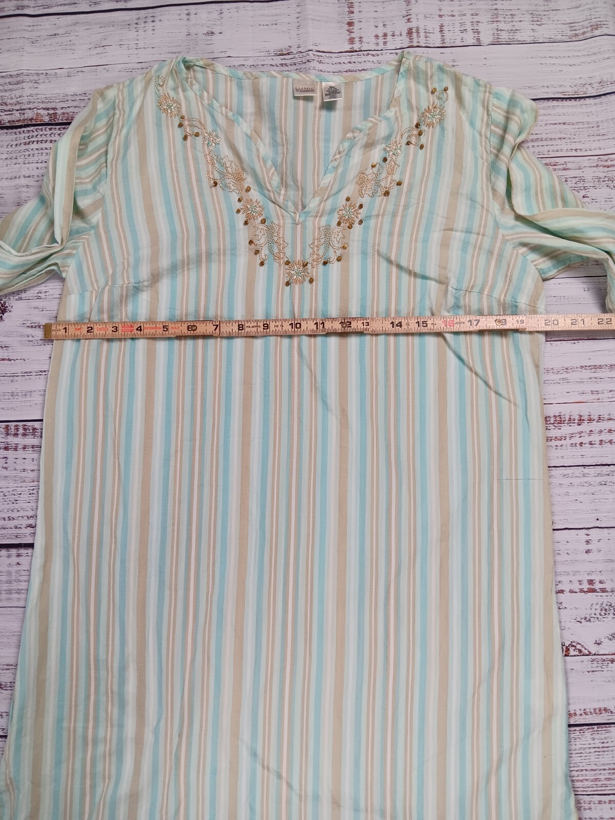 Classic Elements Tunic Women's Medium Multicolor … - image 6