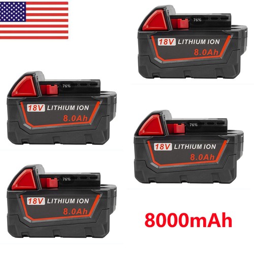 For Milwaukee for M18 Lithium 8.0Ah Extended Capacity Battery 48-11-1860 US - Picture 4 of 15
