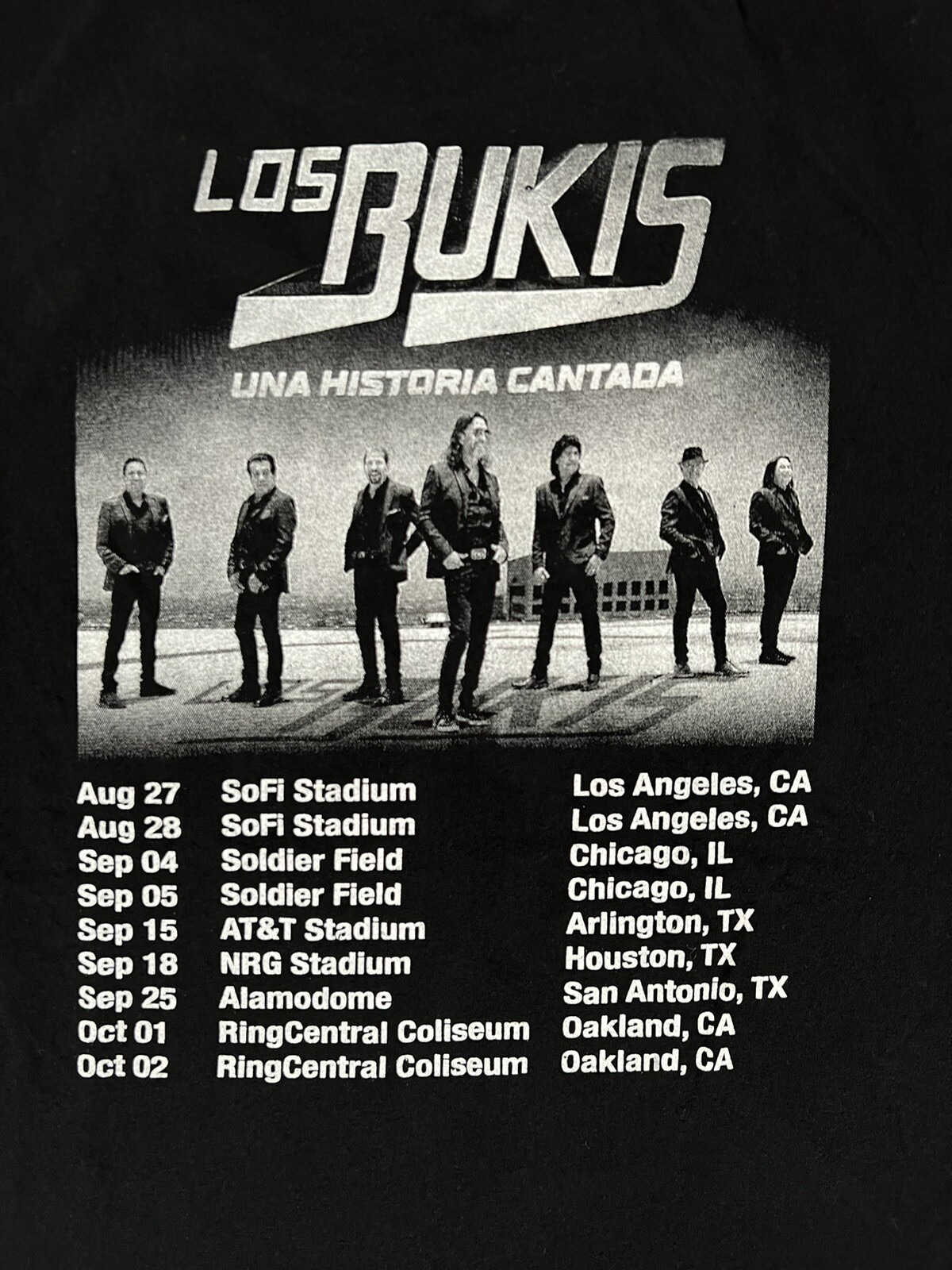 Los Bukis TShirt “Una Historia Cantada” Concert Tee … Gem
